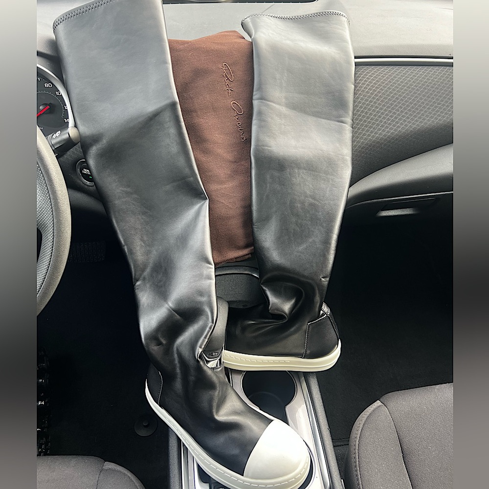 Rick Owens Thigh High boot